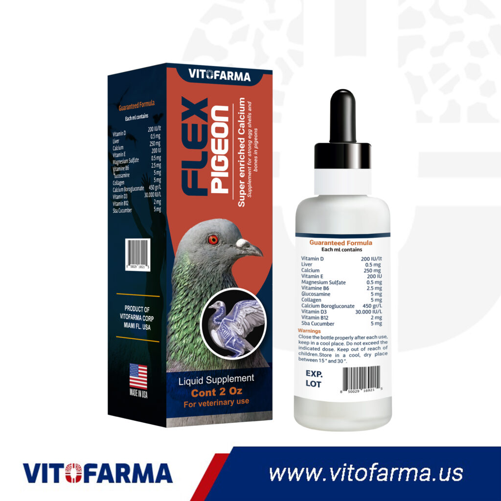 VITOFARMA Complete Multivitamin For Pigeons - 100 Tablets, Expires 12/2027